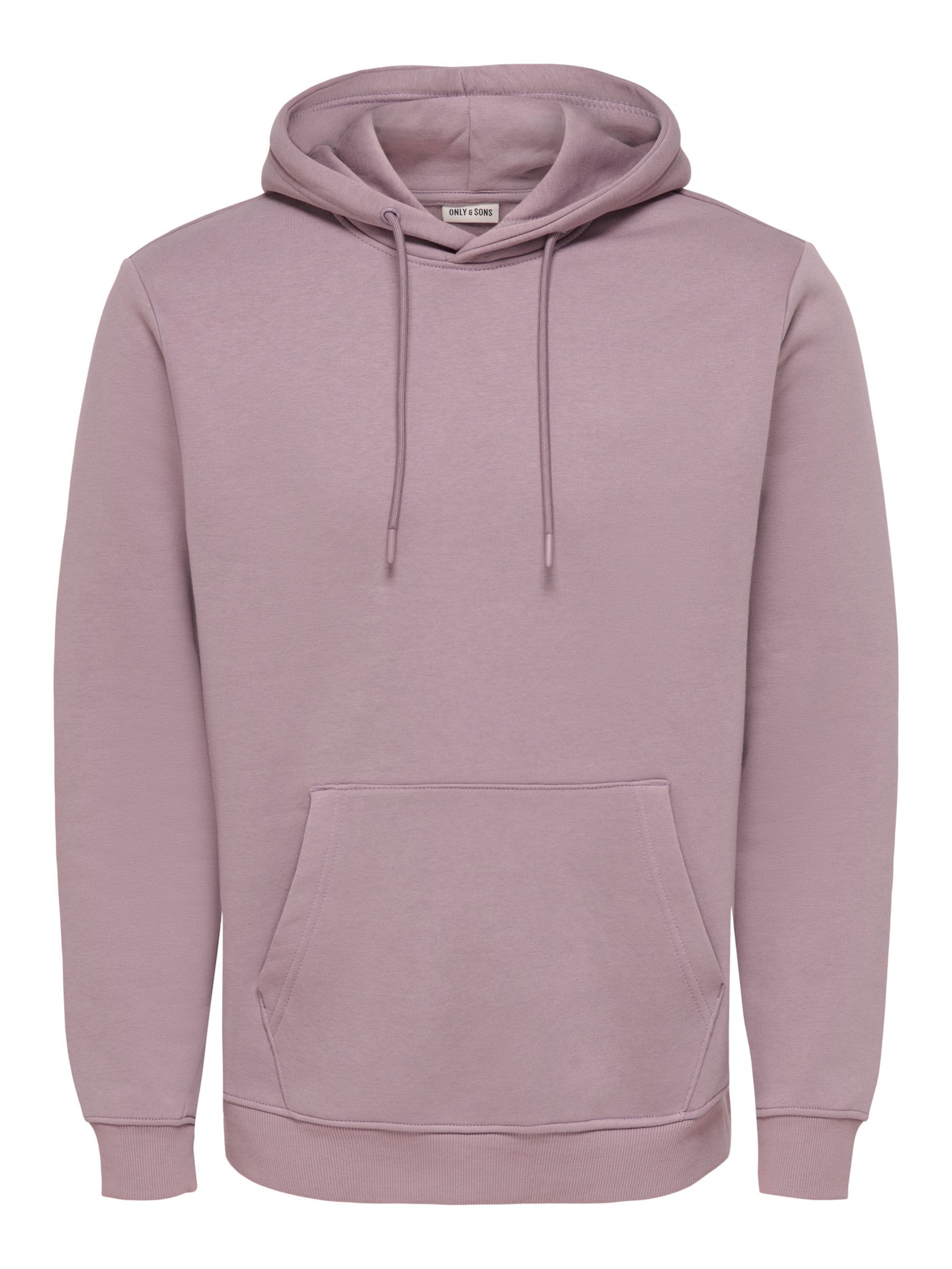 Only & Sons Sweatshirt 'ONSConnor' in mauve, Produktansicht