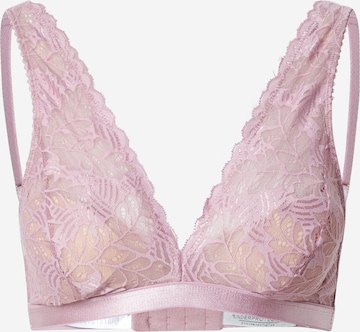Underprotection Triangle Bra 'GINA' in Purple: front