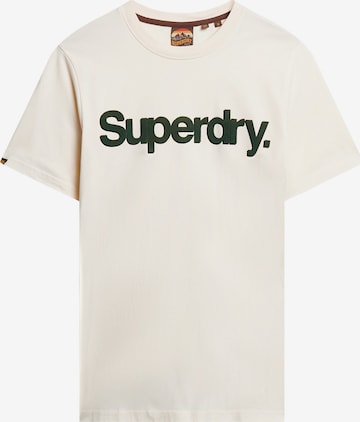 Superdry T-Shirt in Beige: predná strana