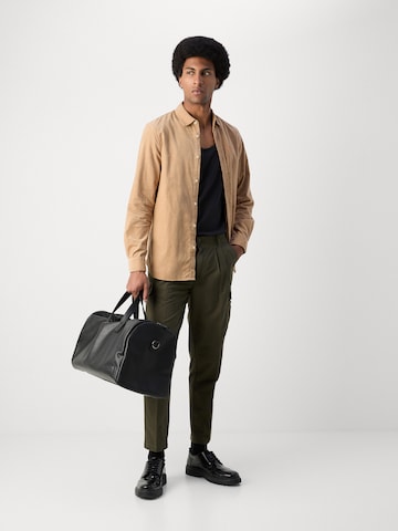 SCOTCH & SODA Regular fit Button Up Shirt in Beige