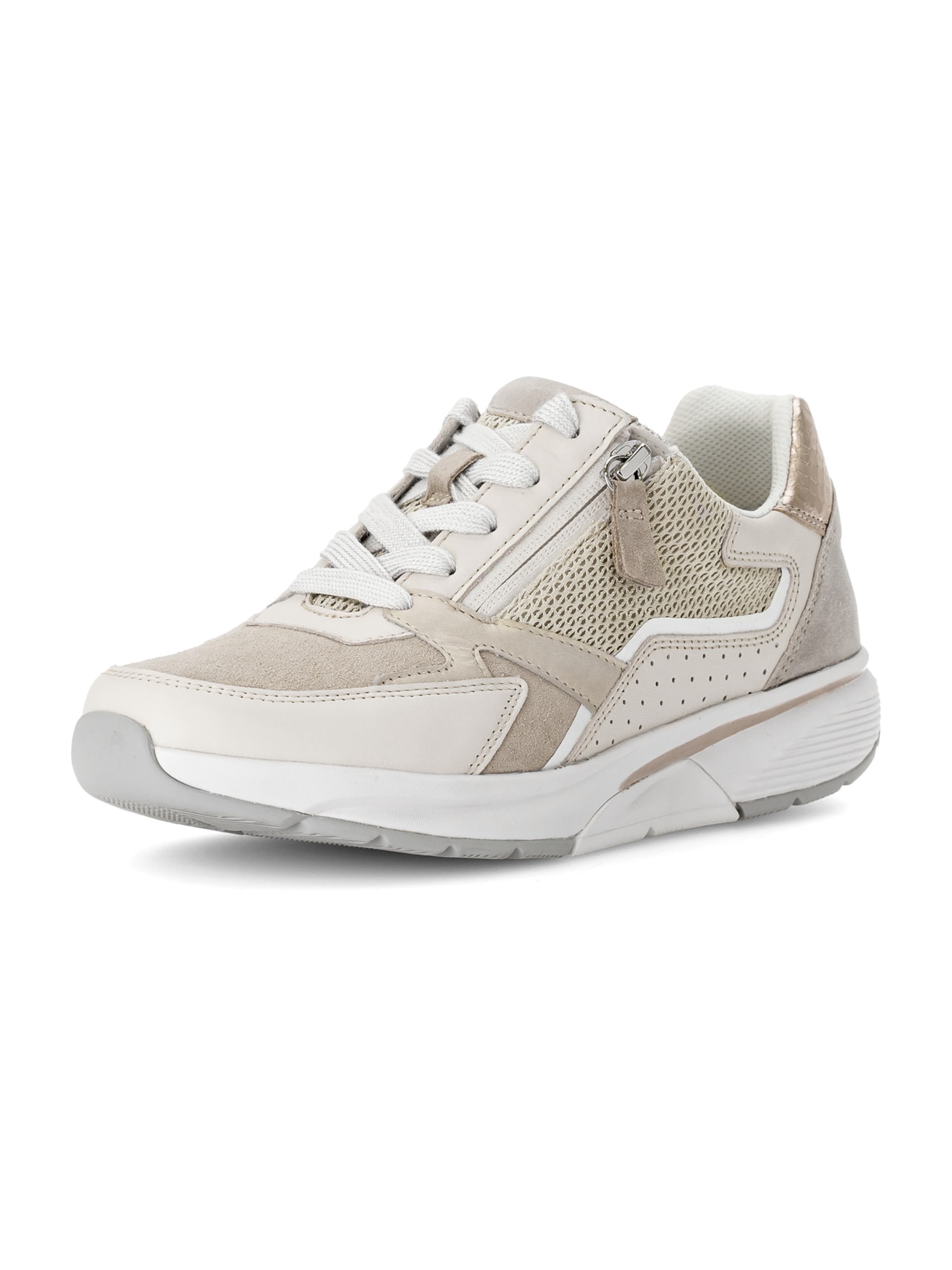Baskets basses GABOR en beige : devant
