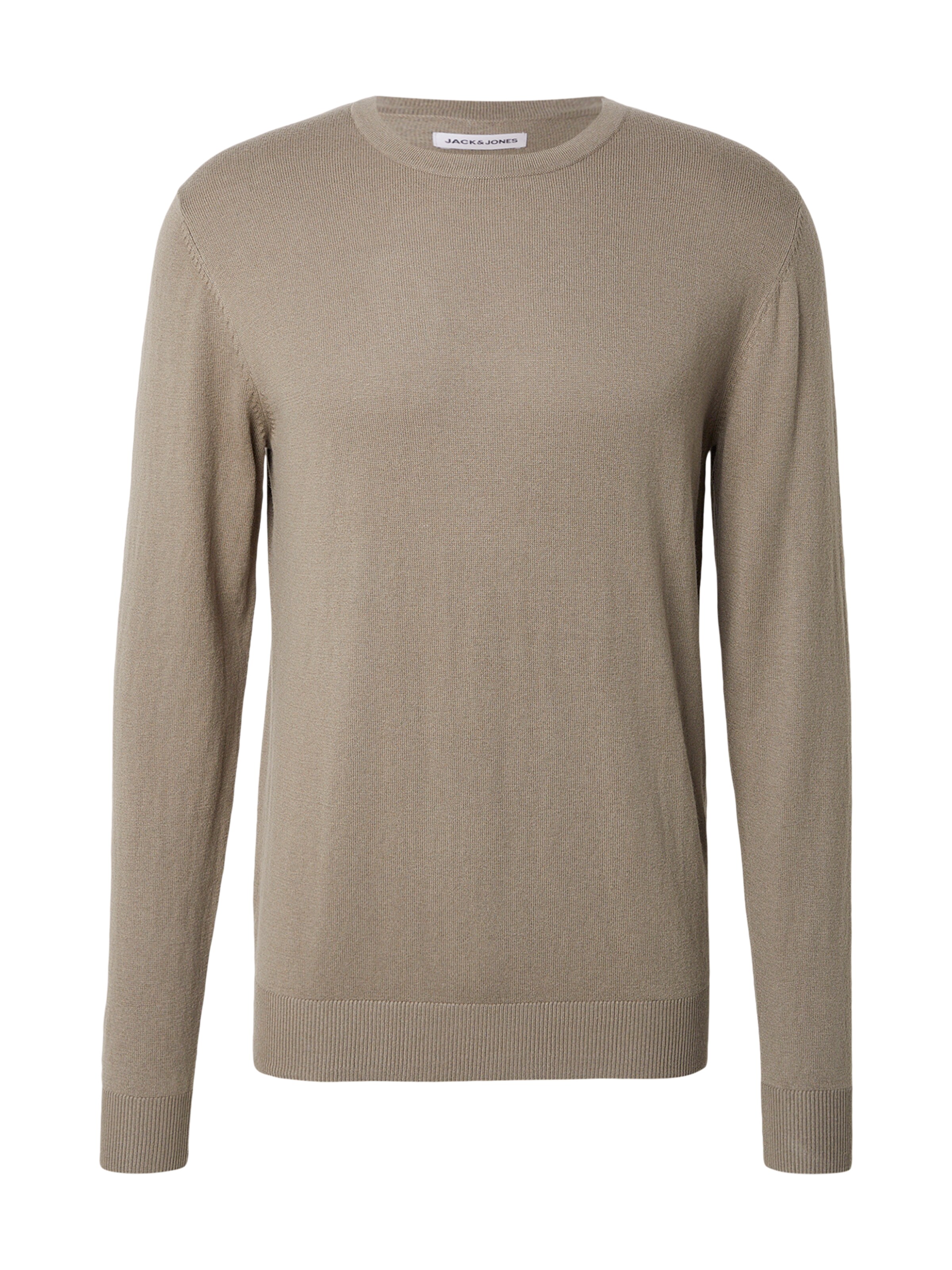 JACK & JONES Sweater 'JJEEMIL' in Grey: front