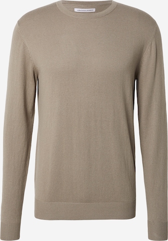 Pull-over 'JJEEMIL' JACK & JONES en gris : devant