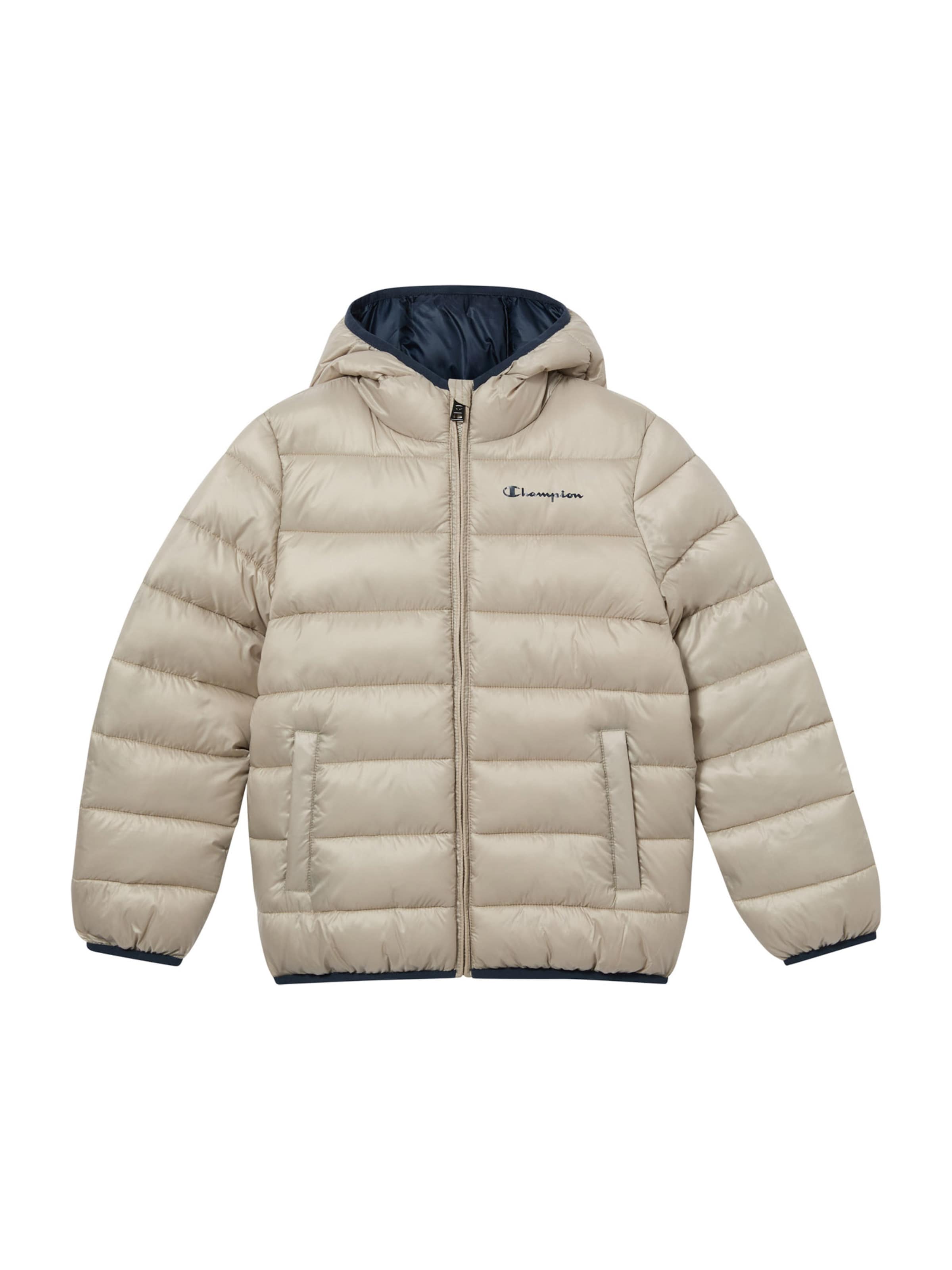 Champion Authentic Athletic Apparel Winterjas in Beige: voorkant