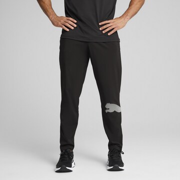 PUMA Tapered Sporthose 'Train All Day' in Schwarz: Vorderseite
