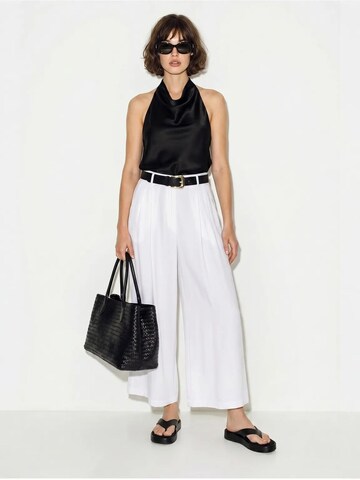Wide leg Pantaloni di Bianco Lucci in bianco