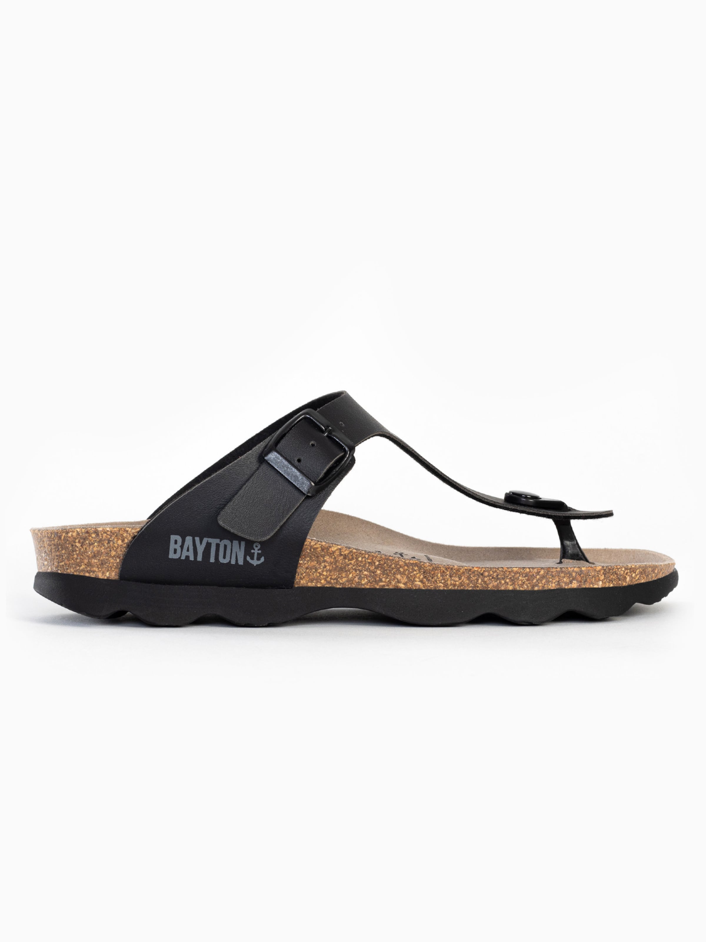 Bayton T-Bar Sandals 'Mercure' in Black