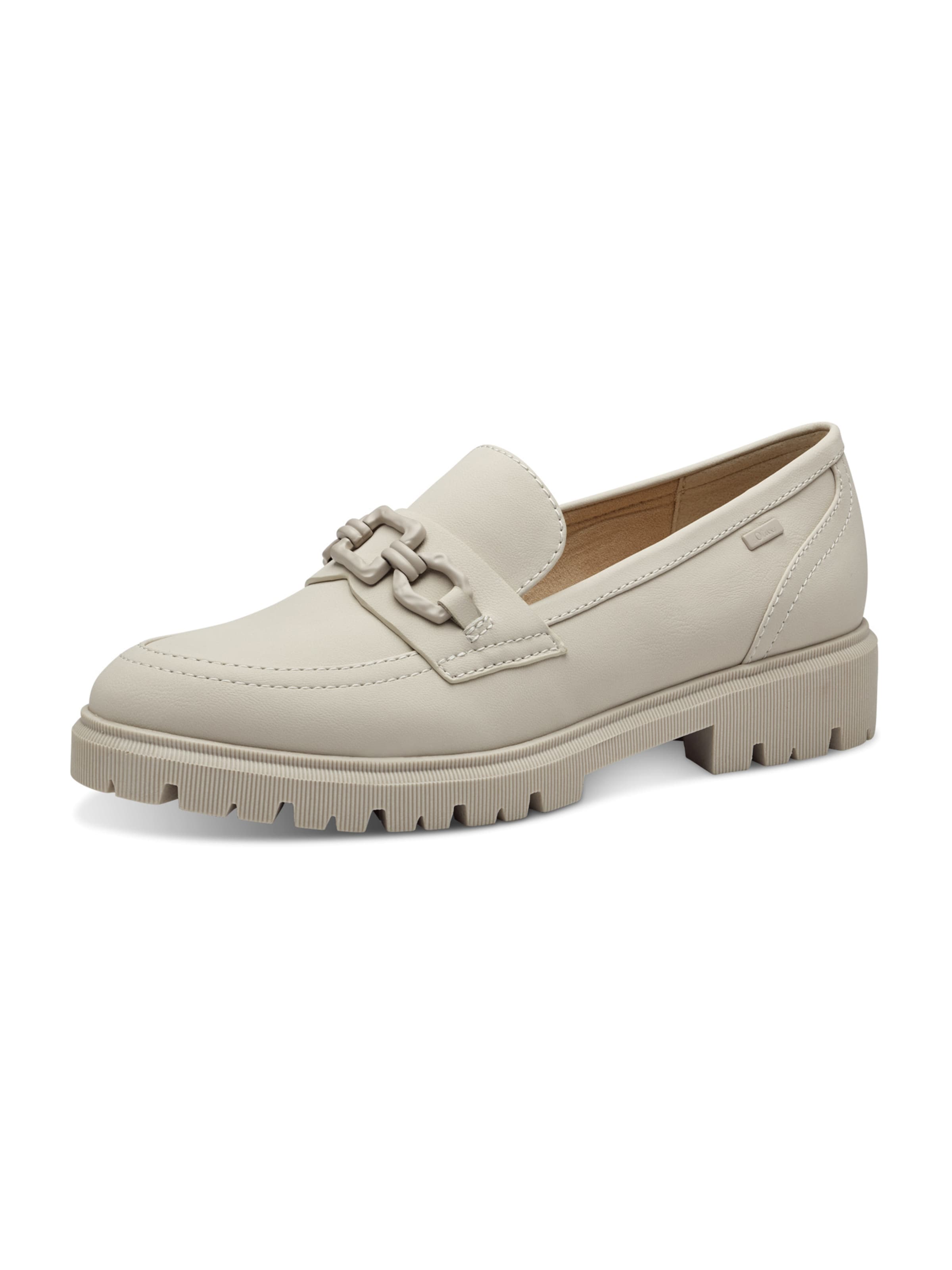 s.Oliver Slipper in Beige: Vorderseite