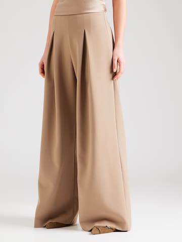 millane - Pierna ancha Pantalón 'Highwaisted Palazzo' en marrón: frente