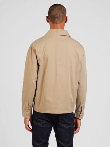 QS Regular Fit Hemd in Braun