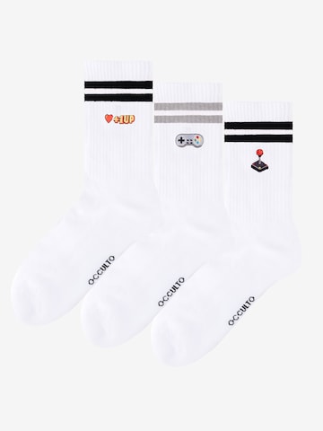 Occulto Sports socks 'Rio' in White