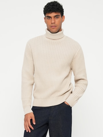 SELECTED Pulóver 'SLHTOM' - bézs