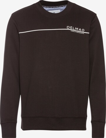 DELMAO Sweatshirt in Black: front