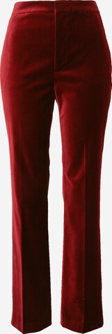 Lauren Ralph Lauren Regular Pleated Pants in Red: front