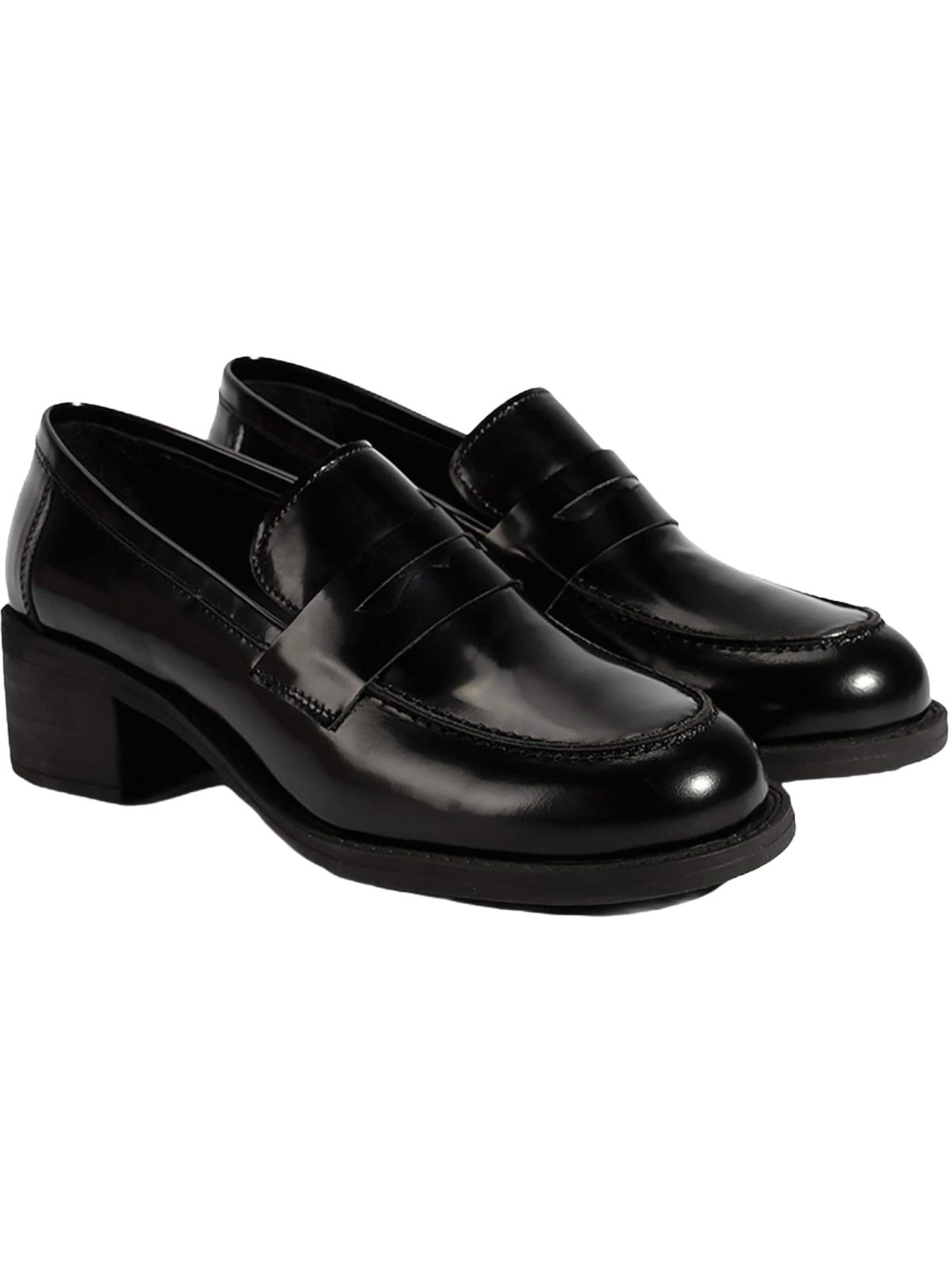 Desa Mokassin 'Slip-Ons'‌‌‌‌‌‌‌ in Schwarz: Vorderseite