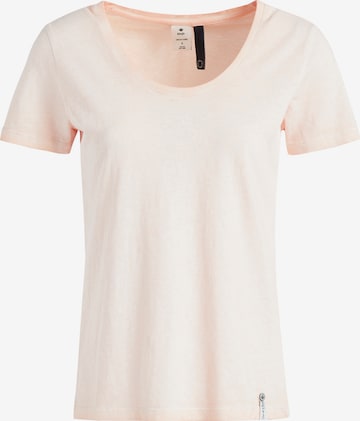 khujo T-Shirt 'Pergola' in Pink: predná strana
