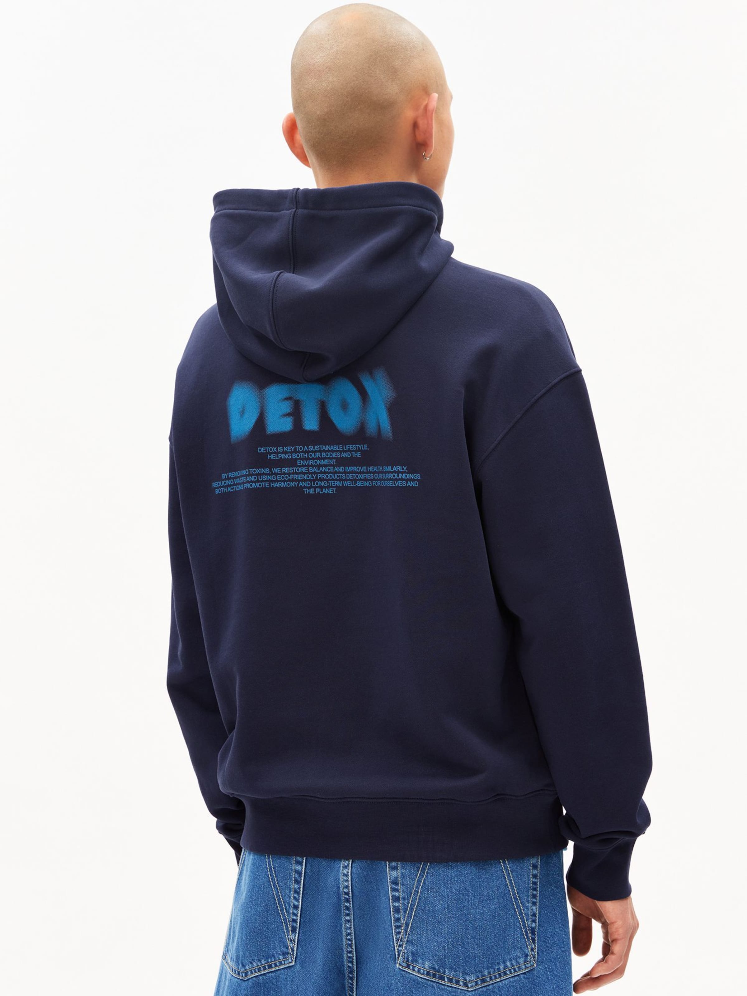 ARMEDANGELS Kapuzenpullover in Blau: Vorderseite