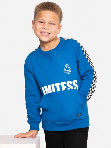 Sweat 'Limit' Threadboys en bleu : devant
