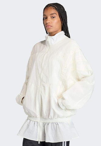 ADIDAS ORIGINALS Prehodna jakna 'Santiago' | bela barva: sprednja stran
