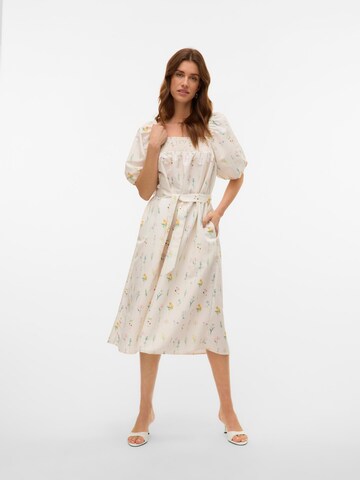 VERO MODA Kjole 'VMNicola' i hvid: forside