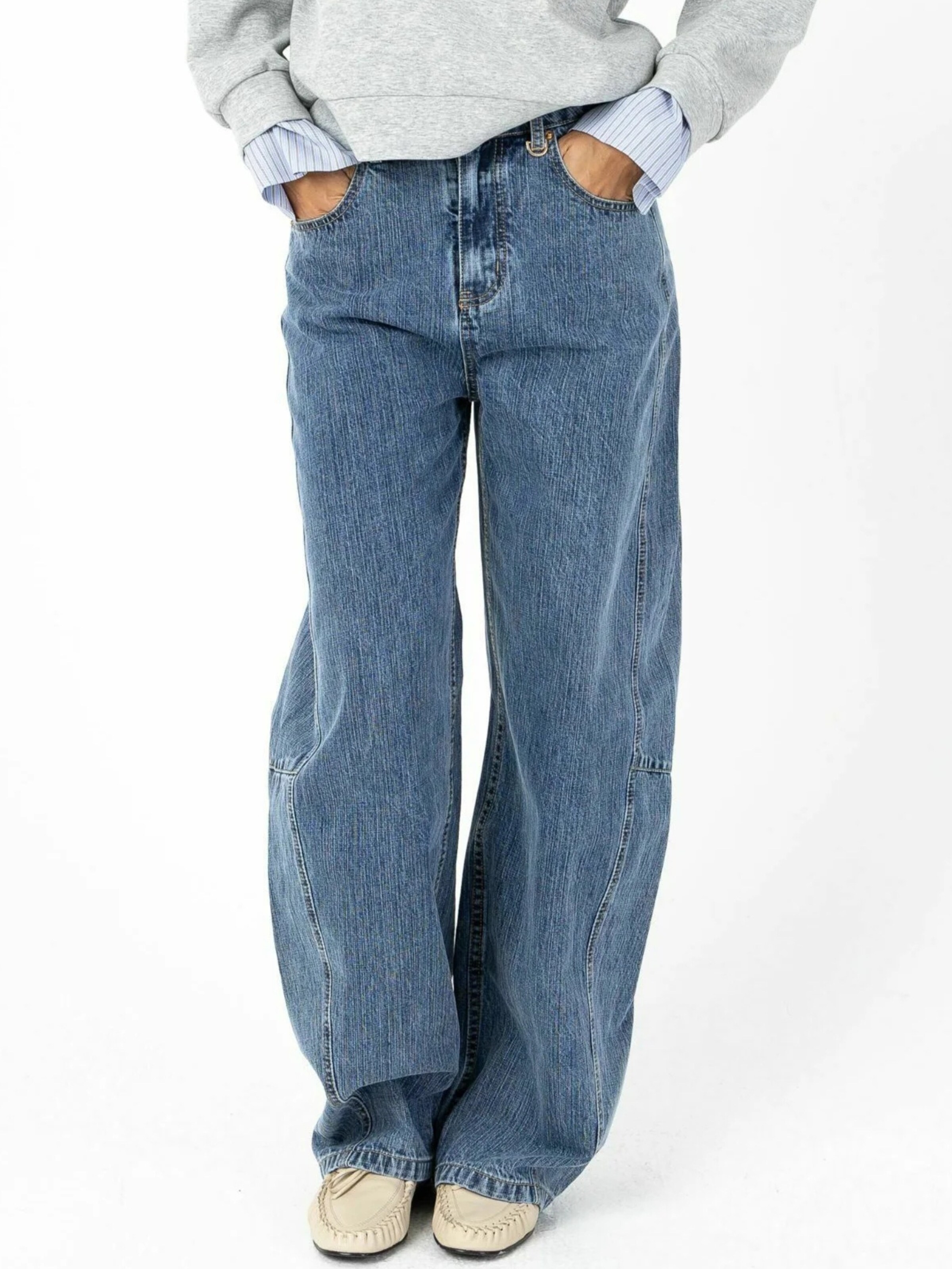 Coster Copenhagen - regular Pantalón ' Anna ' en azul