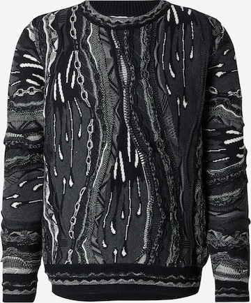 Pull-over Carlo Colucci en noir : devant