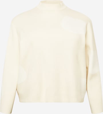 Selected Femme Curve Pullover 'Alina' in Beige: predná strana