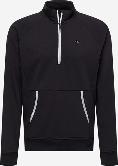Calvin Klein Performance Sportska sweater majica u crna / bijela, Pregled proizvoda