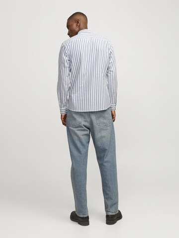 JACK & JONES Regular fit Button Up Shirt 'JJEOxford' in Blue