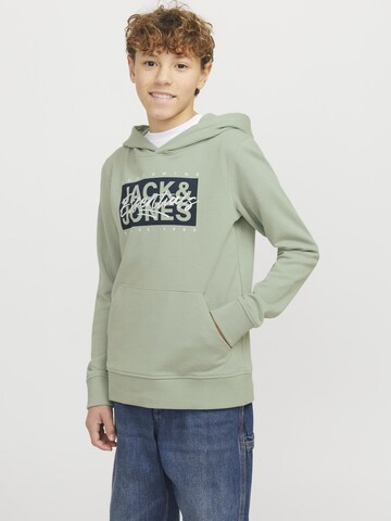 Sweat 'JJColton' Jack & Jones Junior en vert : devant