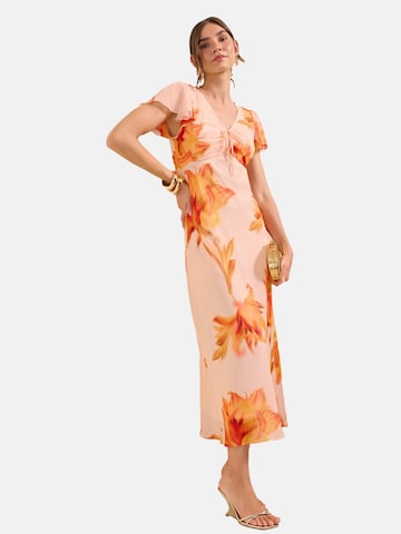 Friends Like These Kleid in Orange: Vorderseite