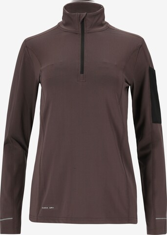 ENDURANCE Performance Shirt 'Deta' in Brown: front