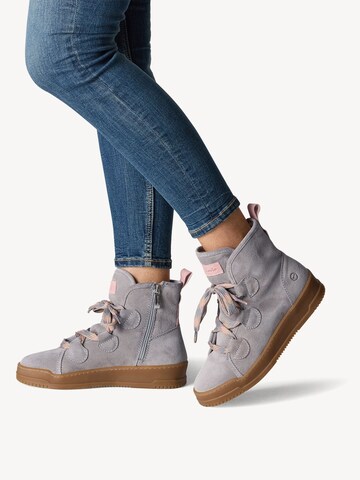 Tamaris Stiefelette in Grau: Vorderseite