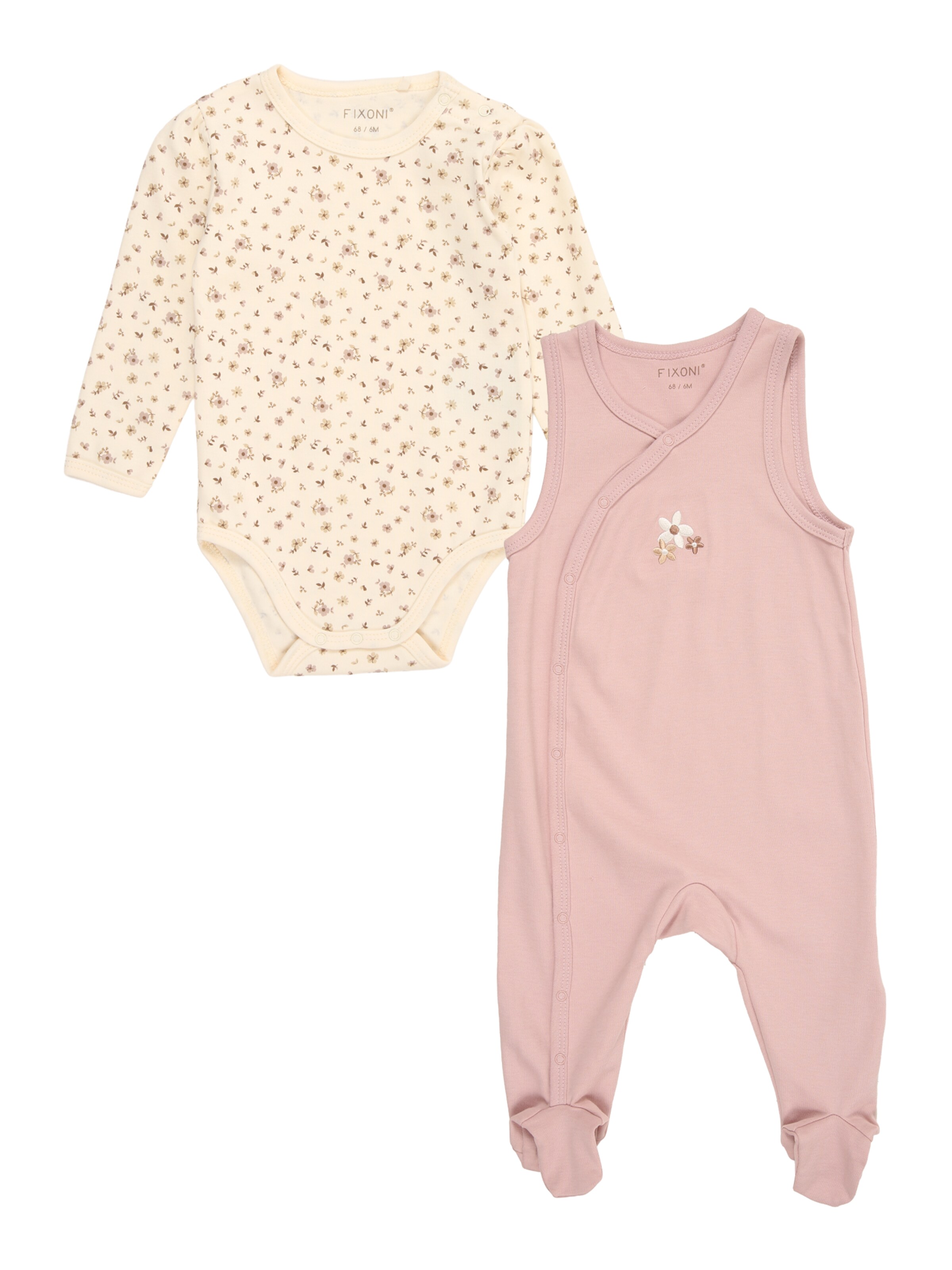 Fixoni Set in Beige: Vorderseite