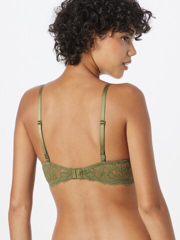 Calvin Klein Push-up BH 'Demi' in Groen