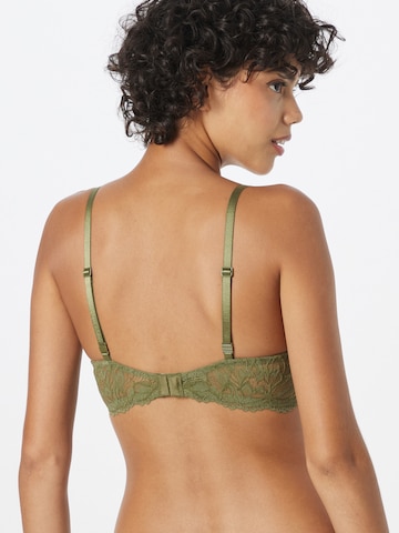 Calvin Klein Push-up Bra 'Demi' in Green