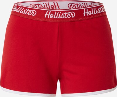 HOLLISTER Pantalon en rouge / blanc, Vue avec produit