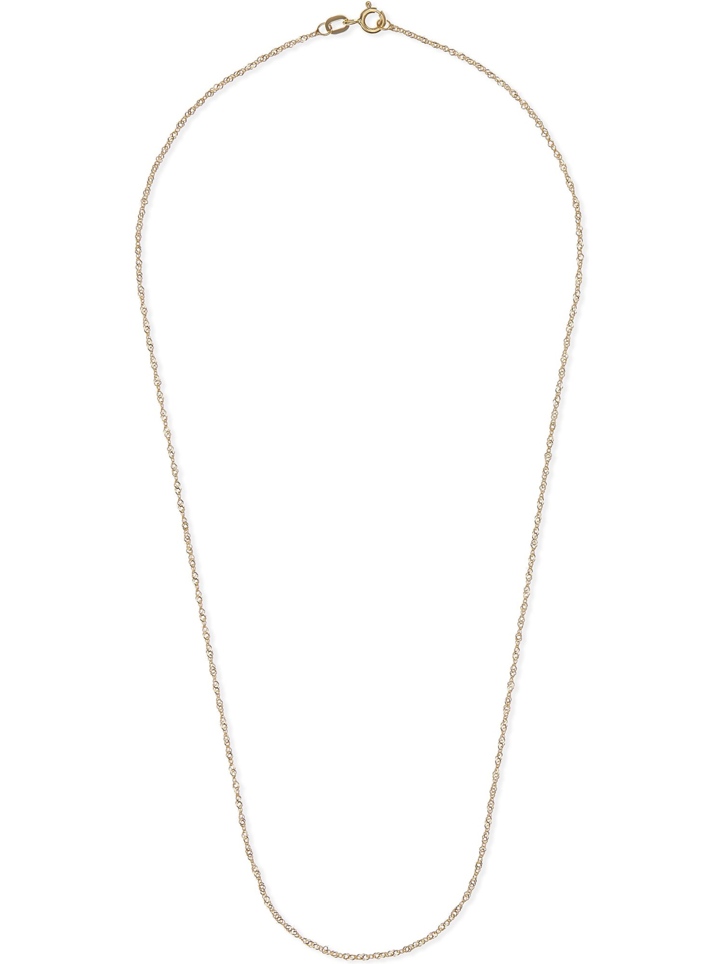 FAVS Necklace in Gold: front