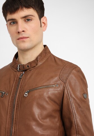 Veste mi-saison 'COBY S16 LAKEV' Gipsy by Mauritius en marron