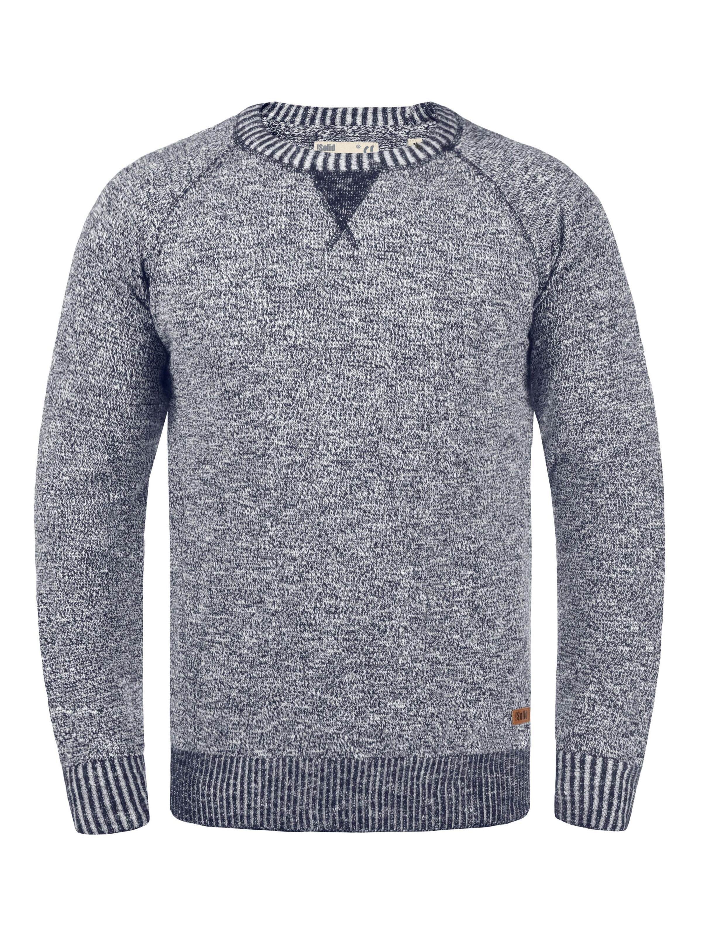 !Solid Sweater 'Thian' in Grey: front