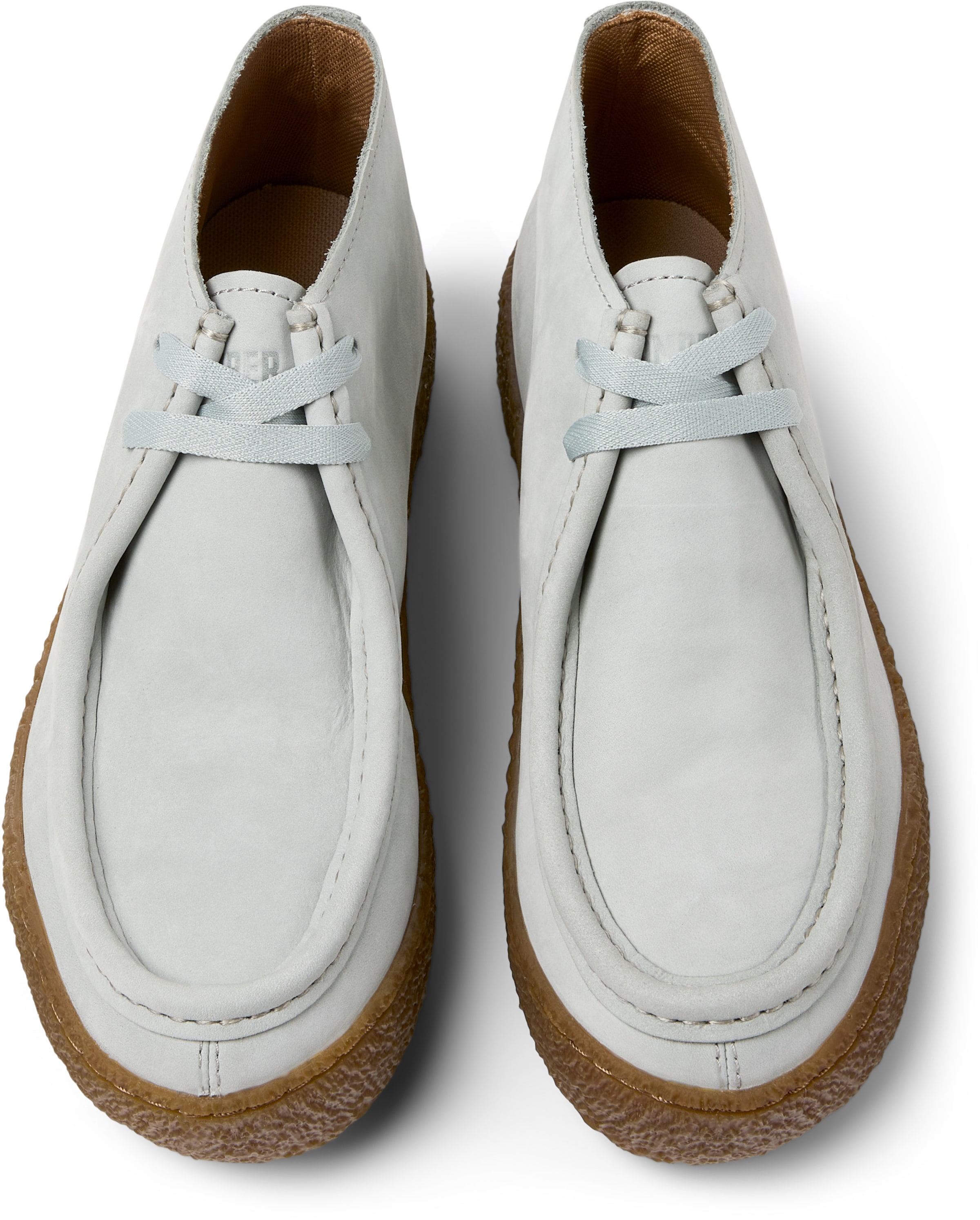 CAMPER Lace-up bootie 'Peu Terreno' in Grey