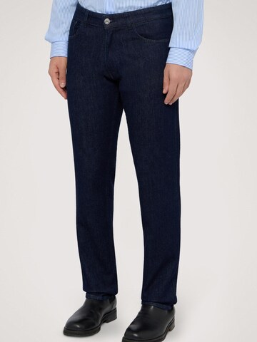 Regular Jean Trussardi en bleu : devant