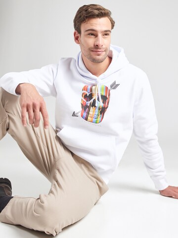 EINSTEIN & NEWTON - Sudadera 'Arrow' en blanco: frente