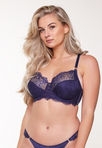 Soutien-gorge LingaDore en bleu : devant