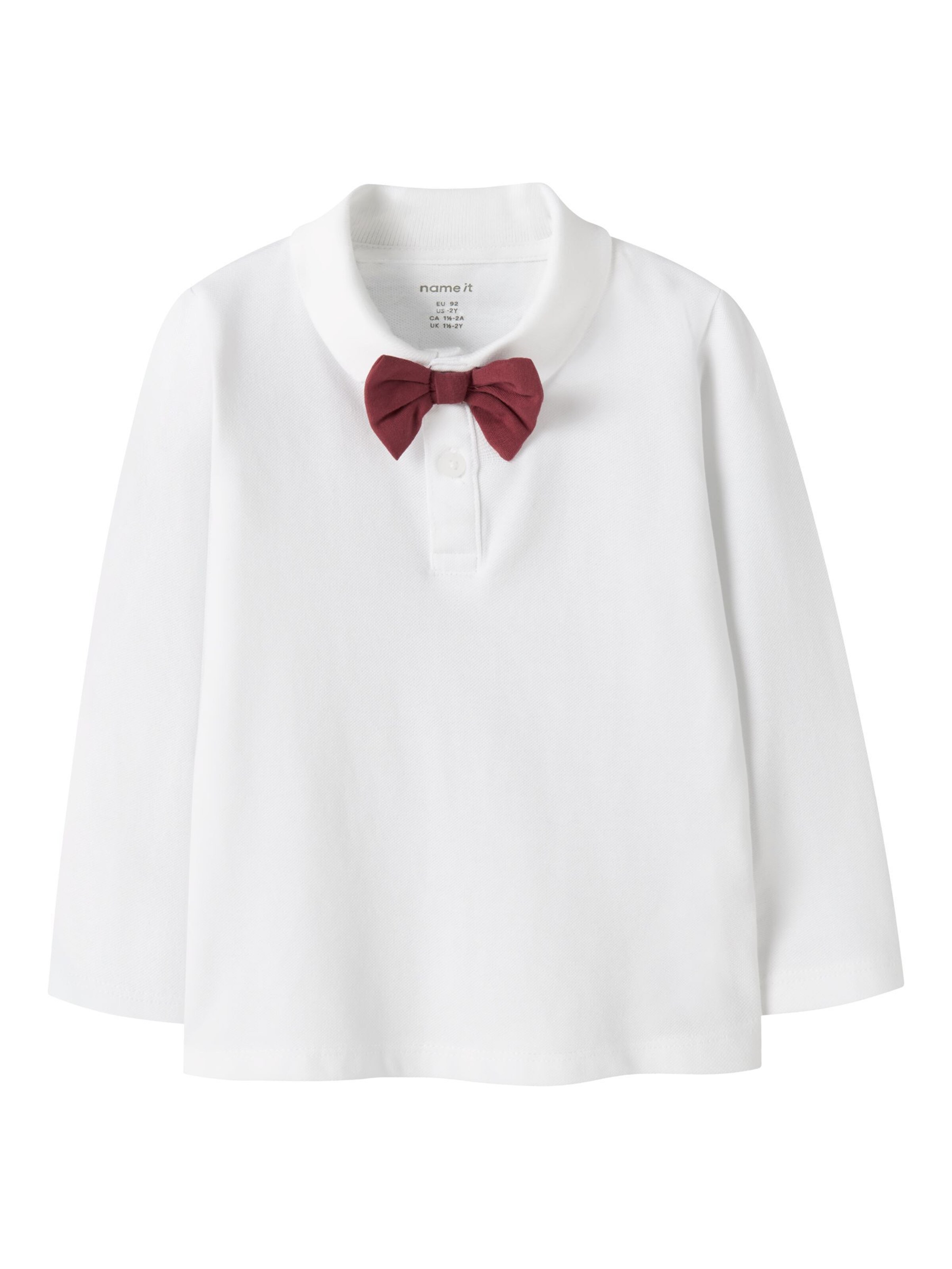 Maglietta di NAME IT in bianco: frontale