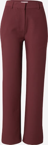 Envii Loose fit Chino trousers 'KAFIR' in Red: front