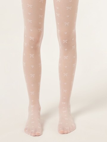 CALZEDONIA Tights in Pink: front