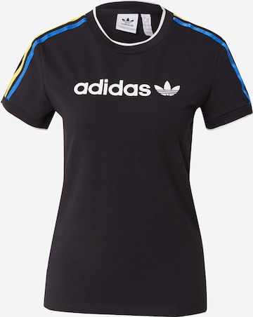 ADIDAS ORIGINALS - Camiseta en negro: frente
