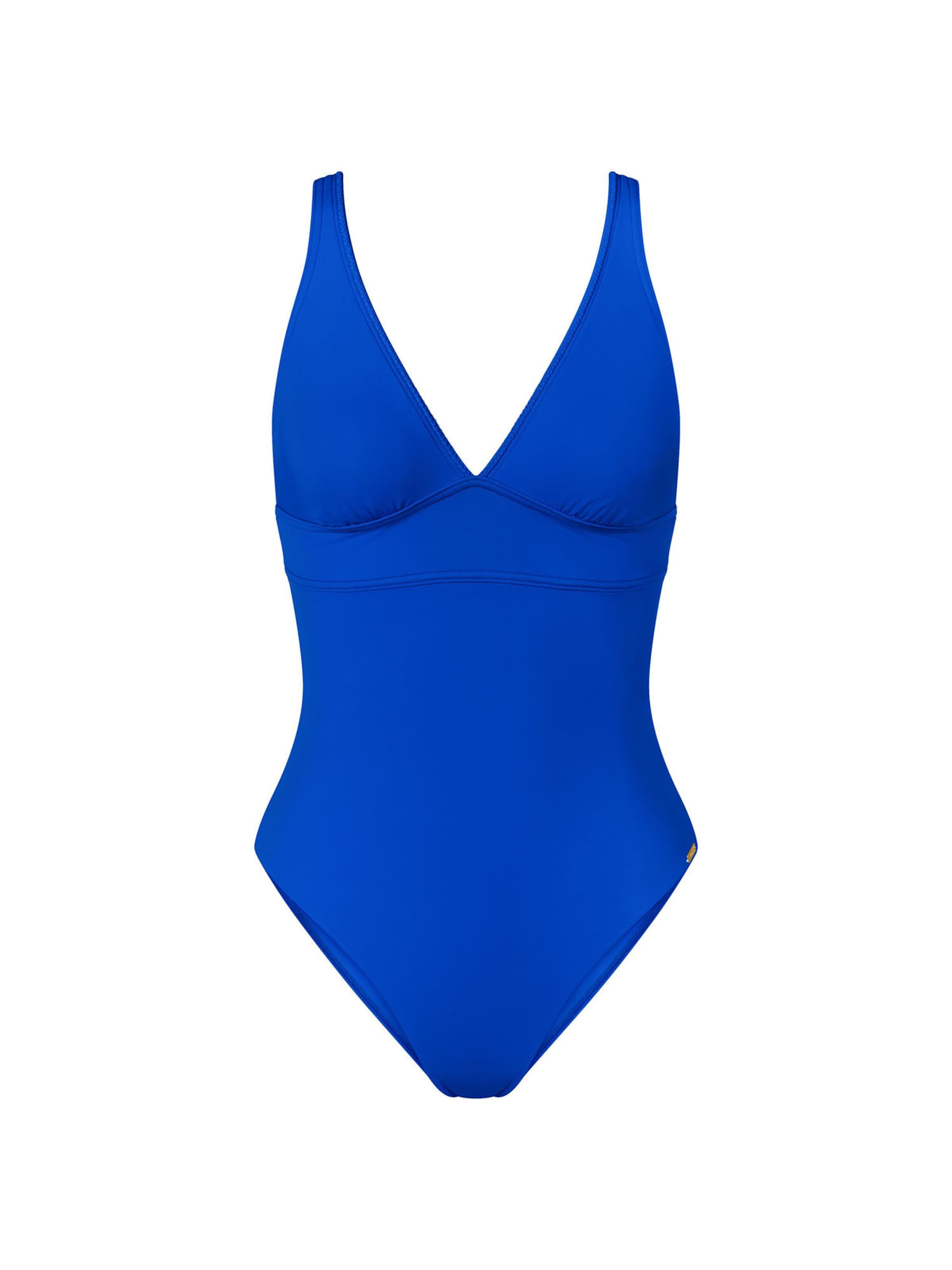 TRIUMPH Badeanzug ' Red Label Summer Twist ' in Blau: Vorderseite