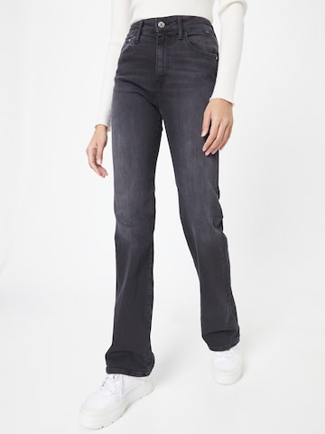 Mavi Flared Jeans 'Maria' in Zwart: voorkant